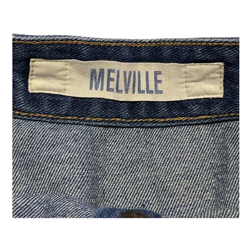 BRANDY MELVILLE Armelle button up pocketed A-line mini denim skirt - Picture 4 of 10